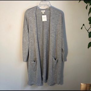 Donni Sandwash Cardigan Open Front One Size